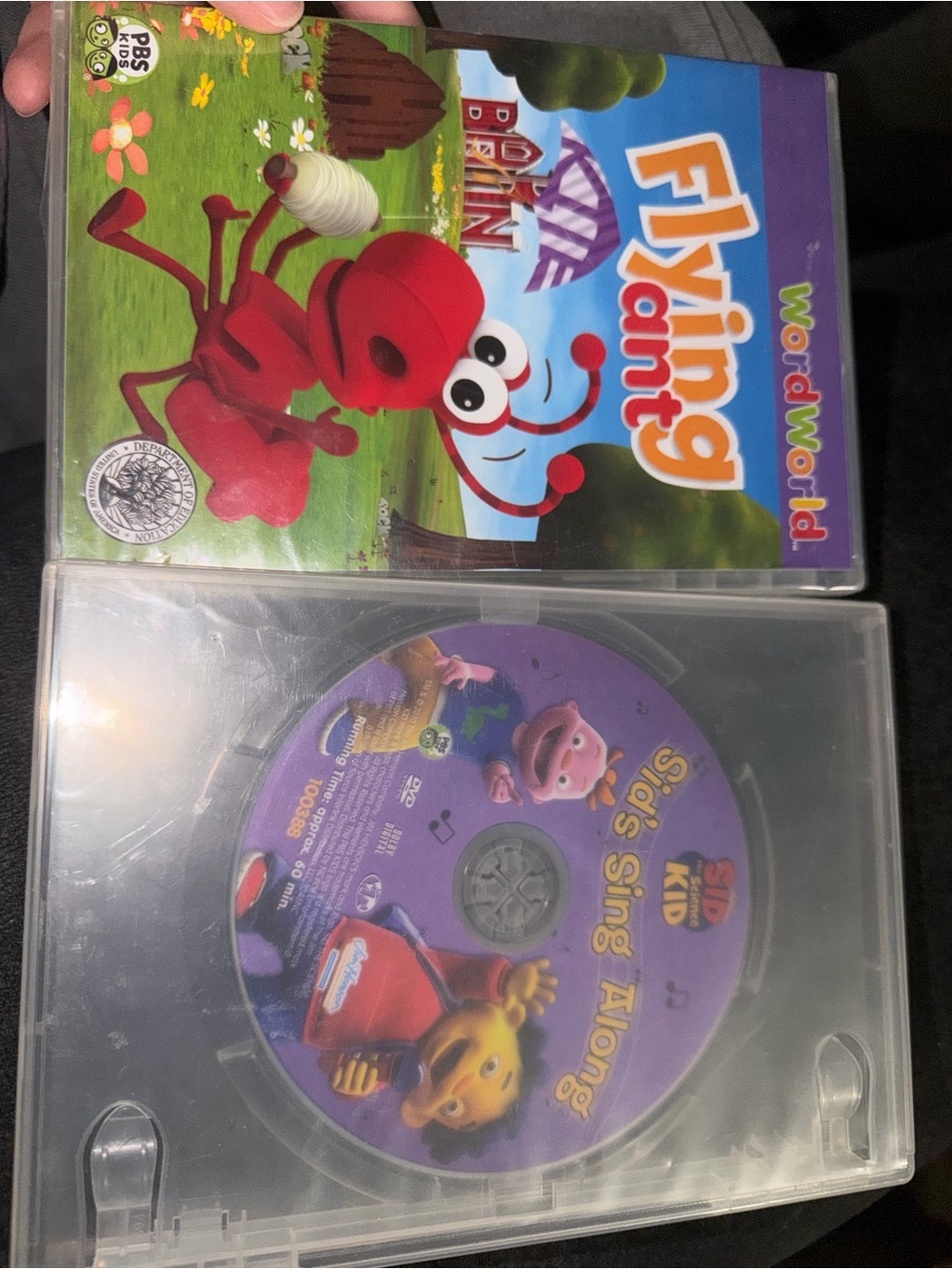 Sesame Street Purple and Red "Flying Ant" Kids DVD